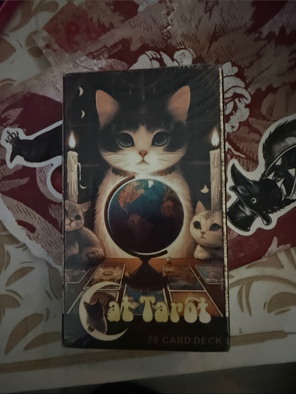 Cat Tarot 78-Card Deck | Mystical Feline Fortune Telling Game New